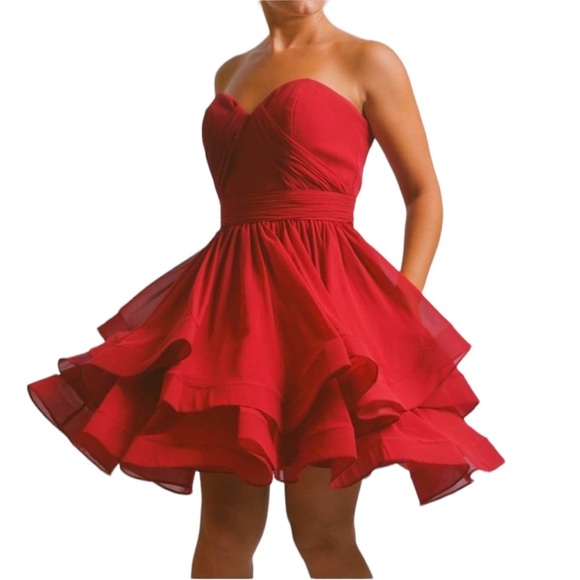 Jovani Dresses & Skirts - Jovani  Cocktail Dress Wine